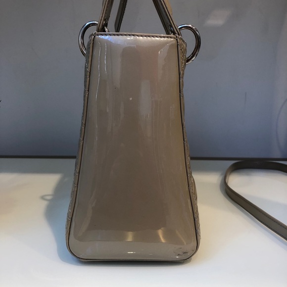 Dior Medium Lady Dior - Nude Patent - Picture 3 of 4
